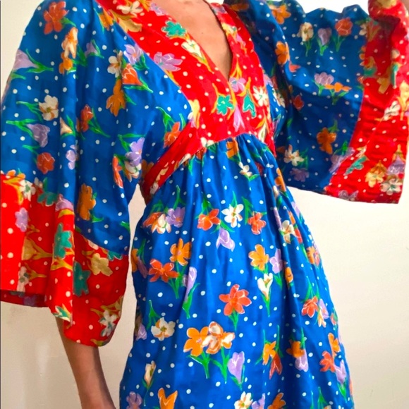 😍VINTAGE😍 Sz Small Caftan from the “Young Innocent” Collection by “Arpej… - Picture 4 of 7